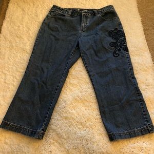 Tommy Hilfiger Women’s Denim Cropped Pants Sz XL